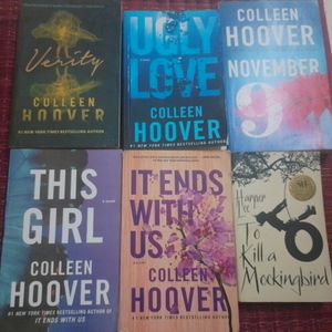 Colleen Hoover 5 Books + To kill A Mockingbird