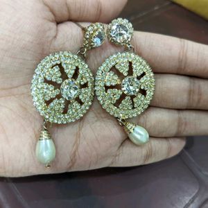 AD Stone Earrings Combo / Buy One Get1 Free