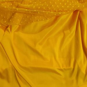 Turmeric Yellow XL Net Top