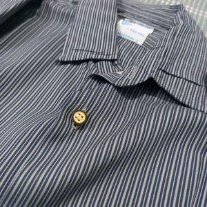 Bluish Grey Full Hand Shirt (XL/ 42inch)