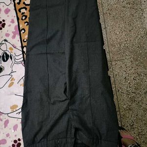 Casual Grey Trouser For Women In 32 Waist