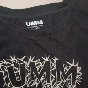 Branded UMM Cute Black Top