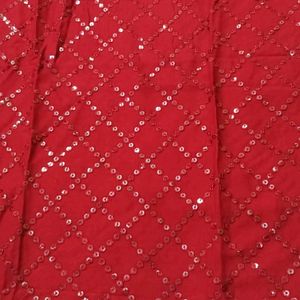 Red/Maroon Straight Kurti