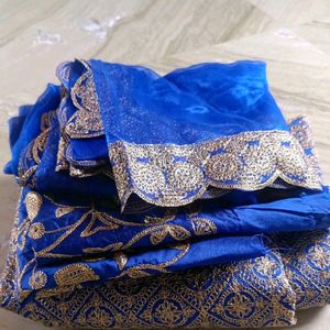 Royal Blue Colour Lehenga Choli For Women