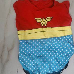 Wonderwomen Costume For Baby Photoshoot