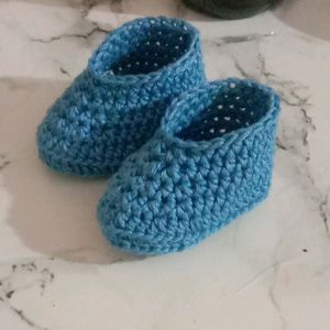 0 - 3 Month Baby Crochet Shoes
