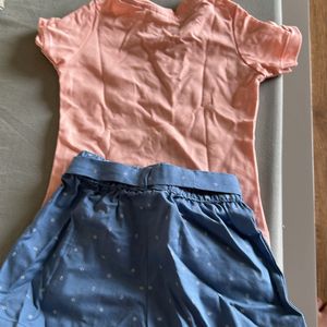 Skirt Top Set