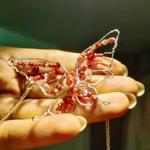 Handmade Wired Butterfly Y2K Choker