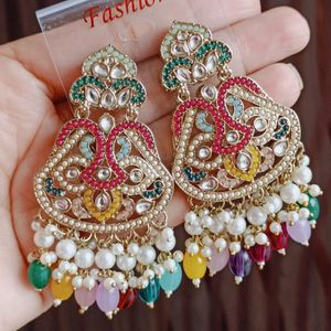 Beautiful Pakistani work earrings premium quality