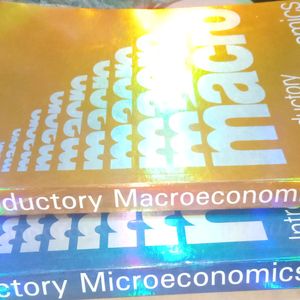 Two Economics Book i.e Mirco And Macro