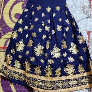 Navy blue Pink Lehenga Choli