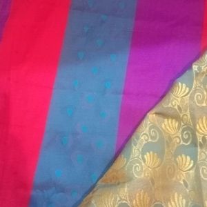 Multicolored Silk Saree