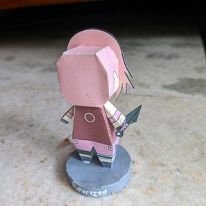 Anime Naruto Shippuden Sakura Chibi Figurine(Paper)