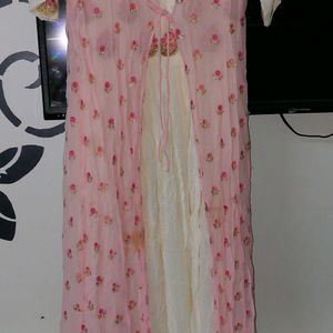 White Pink Frock