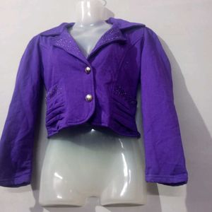 Purple 💙💜 Woolen Jacket