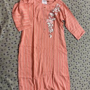 Baby Pink Colour Kurta