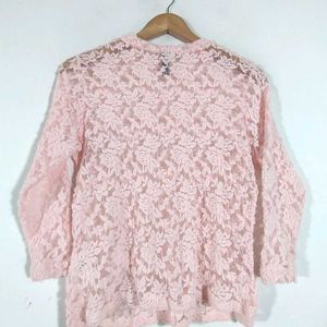 Pink Lace Top (Women's)