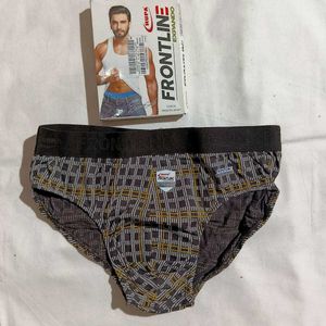 Branded Check Printed Men Brief