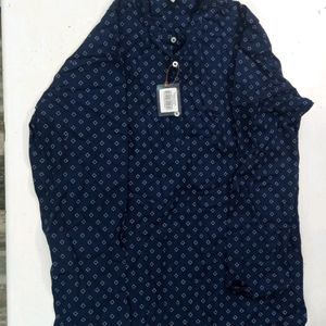 Unsex Short Kurta Navy Bule