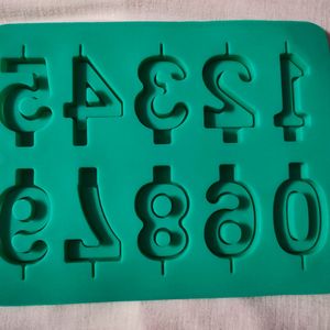 Silicone Numeric Candle Mould