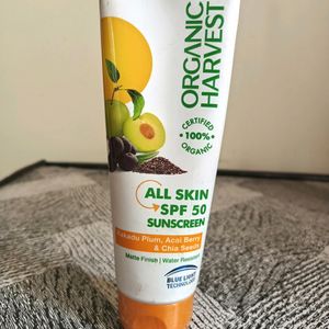 Organic Harvest All Skin SPF 50 Sunscreen - 100 G