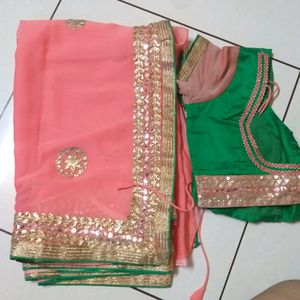 sadi with blouse, saree