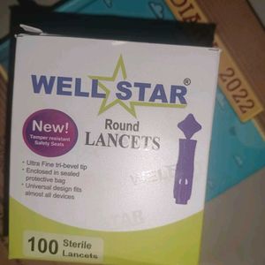 Well Star Round Lancet (100 Sterile Lansets)