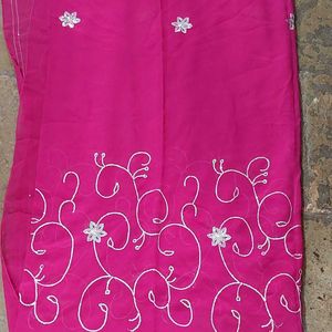 Magenta Saree