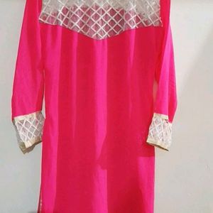 Pink Kurti For Women