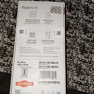 Redmi 9...ONLY BOX