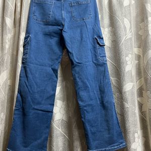 Blue High Waist Denim Jeans