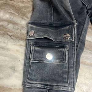 Denim Jean With Side Pockets