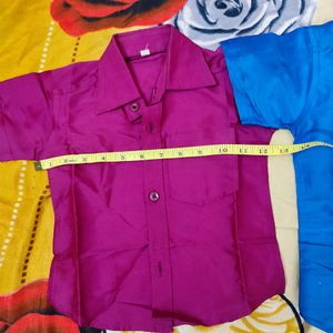 Kids Silk Shirt Ethnic Wear