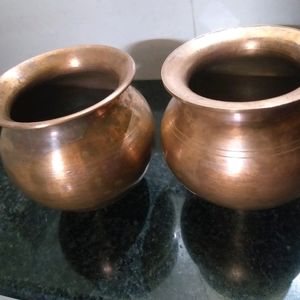 copper kalash,lota for puja,