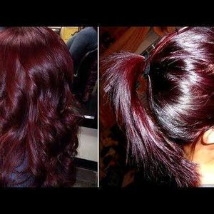 Burgandy Hair Heena