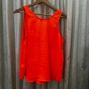 Splash Orange Party Top