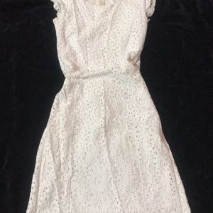 COTTON EMBROIDED DRESS