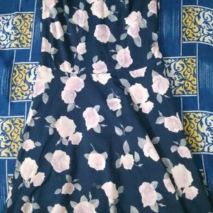 Flower Printed Frock