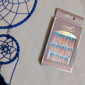 Fabre Stick On Nails Set Of 12 Pieces