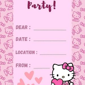 Birthday Invitation Card