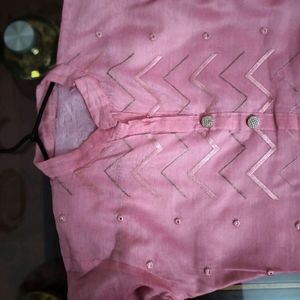 Very Beautiful Pink Kurti