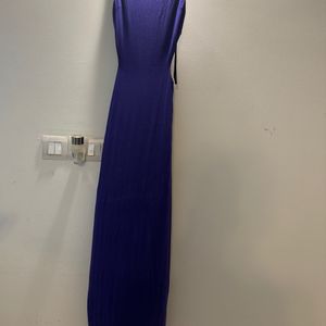 Purple Maxi Cutout Dress