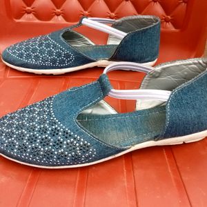 Women Denim Flat