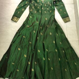 Pure Silk Green Gown That Never Out Of Style