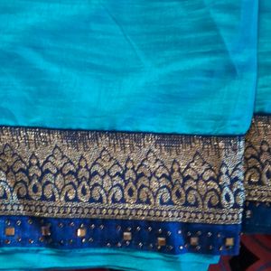 Sky Blue New Look Saree