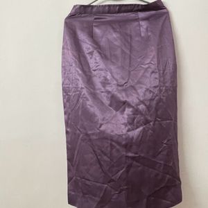 SATIN SKIRT