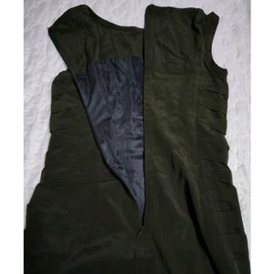 Clearance Sale! MICHAA Olive Green Slim-fit Dress