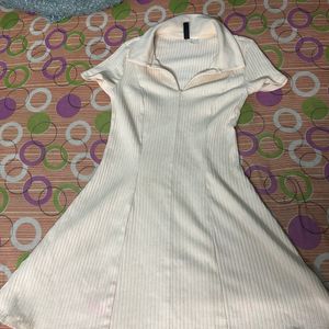 H&M Beige Short Casual Dress