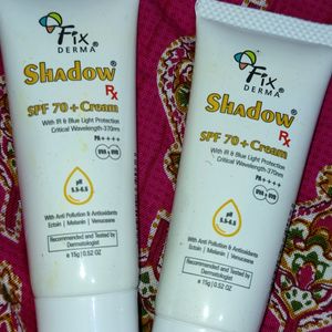 Combo Of Two Fix Derma Shadow Rx Spf 70+ Cream