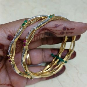 American Diamond & Stone Studded Bangles